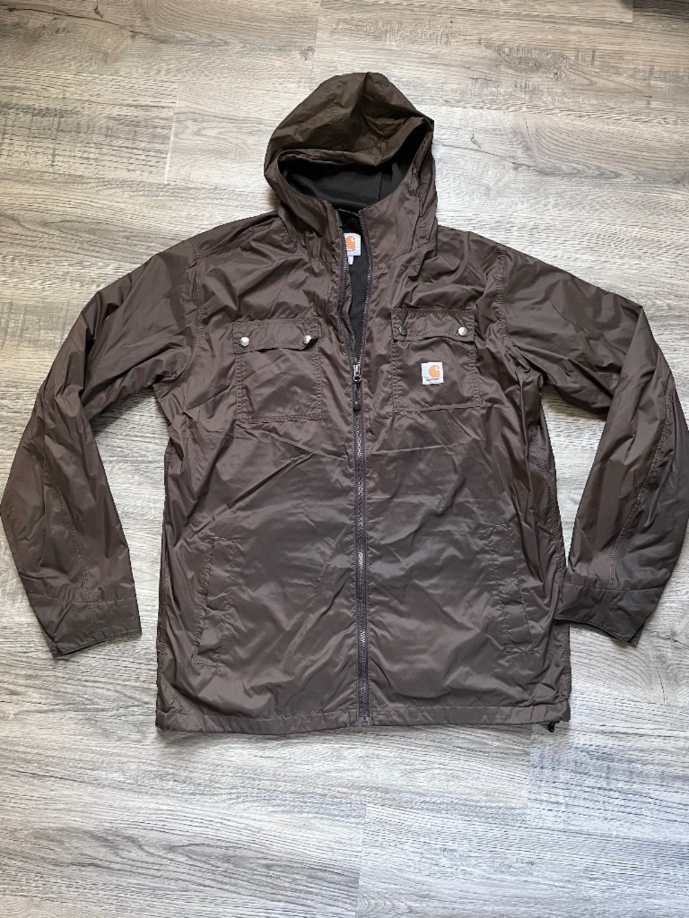 Carhartt Jacket Mens Large tall Rockford Rain Defender Windbreaker Full Zip